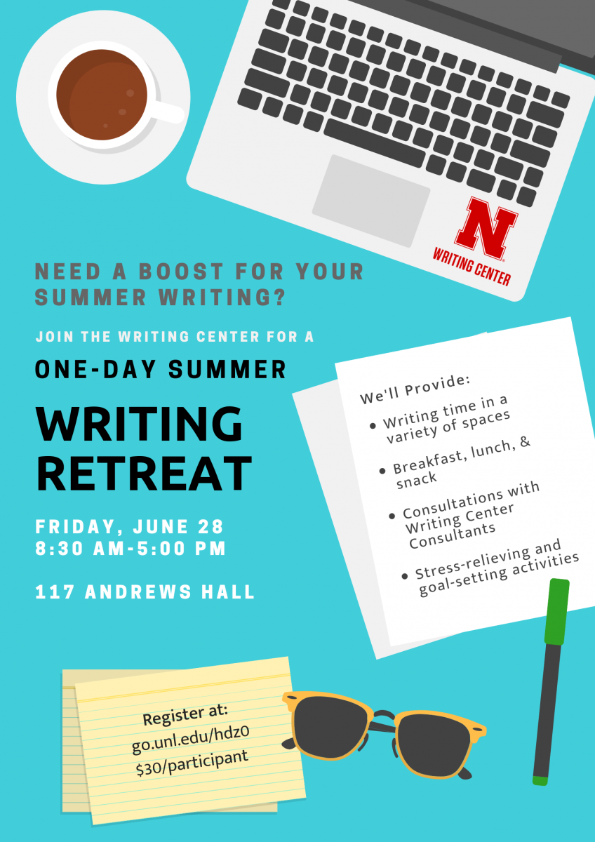 OneDay Summer Writing Retreat Writing Center Nebraska